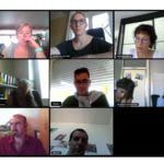 portrait des professionnels en visioconférence
