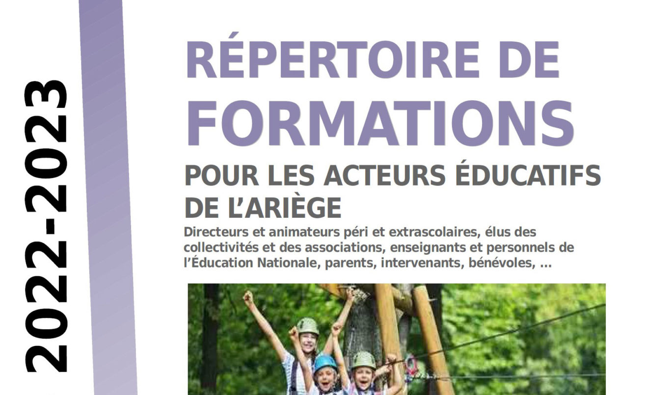 Répertoire de formations gratuites des acteurs éducatifs de l'Ariège