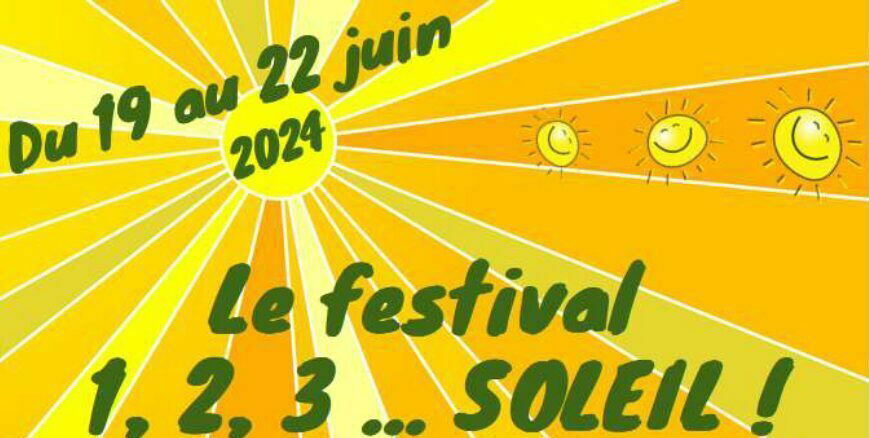 Le festival 1,2,3, soleil revient ce printemps !